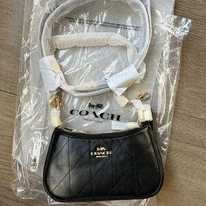 NWT Coach Terri Mini Crossbody Bag with Quilting style number
CDP30 in black